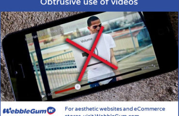 Obtrusive Use Of Videos On Websites